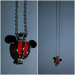 MICKEY MOUSE INSPIRED NECKLACE 
 OIL DIFFUSER NIP